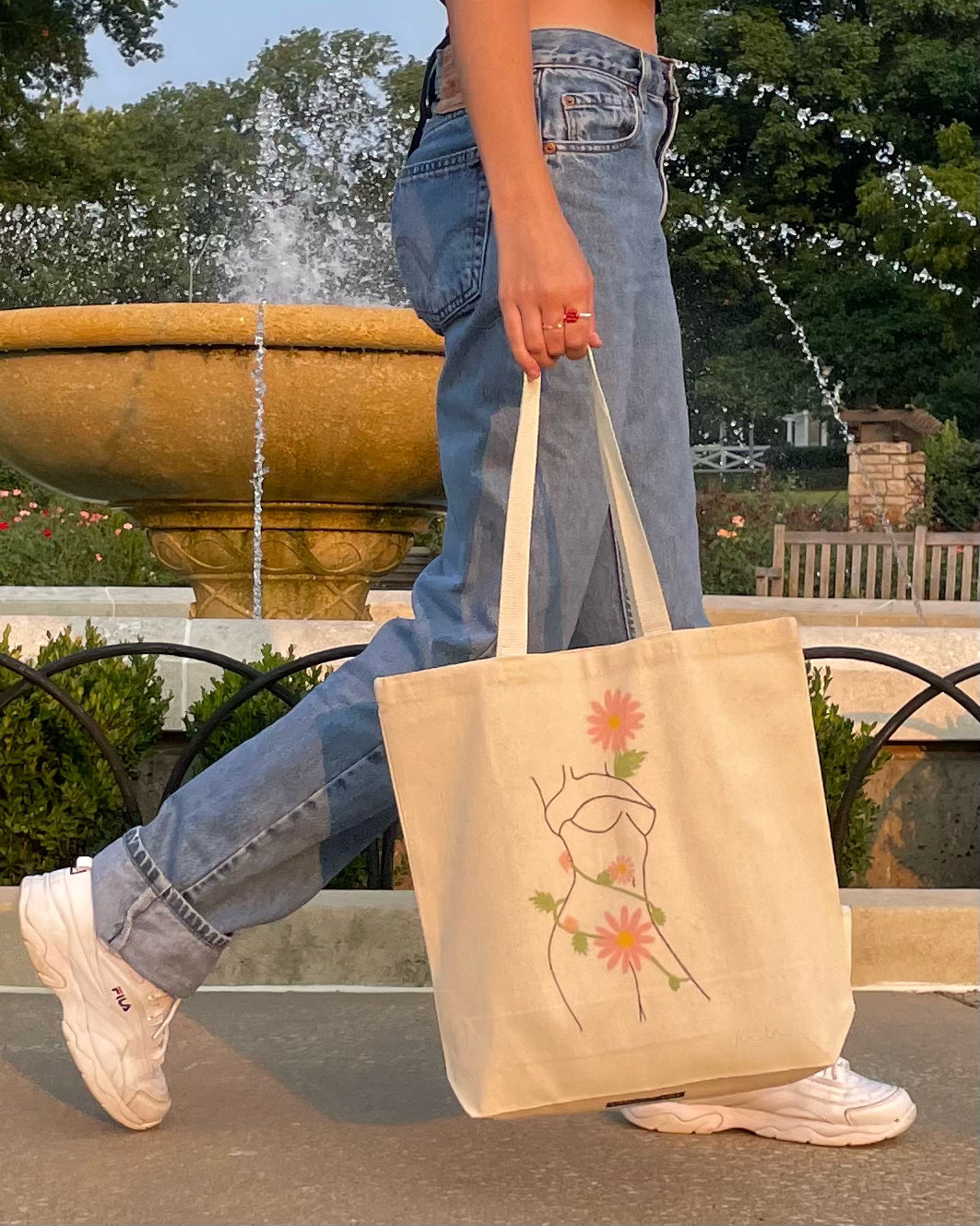 Flower Power Tote Bag